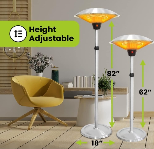 Bathroom heater waterproof